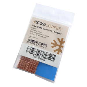 EC360® COPPER 4-Pack VGA-RAM Kupfer Kühler